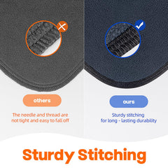 Sunsleek pad waterproof coating helps contain moisture and speed drying.