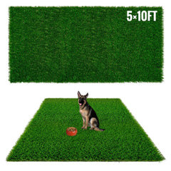 Sunturf dog pee pad with soft grass texture for comfortable puppy training and play.