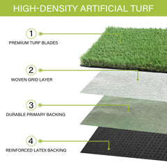 SunTurf indoor-outdoor solution fits balconies patios kennels alike