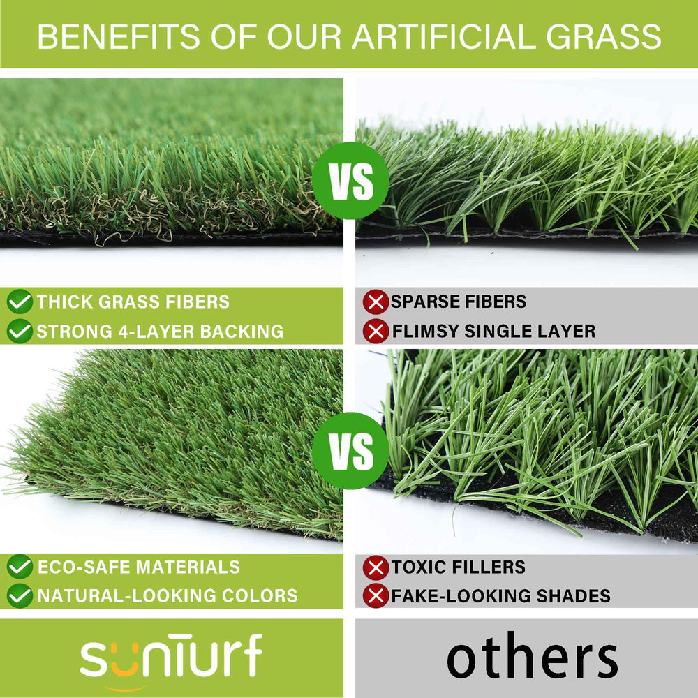 SUNTURF indoor-outdoor-use pad suits porches, balconies, patios, and apartments.