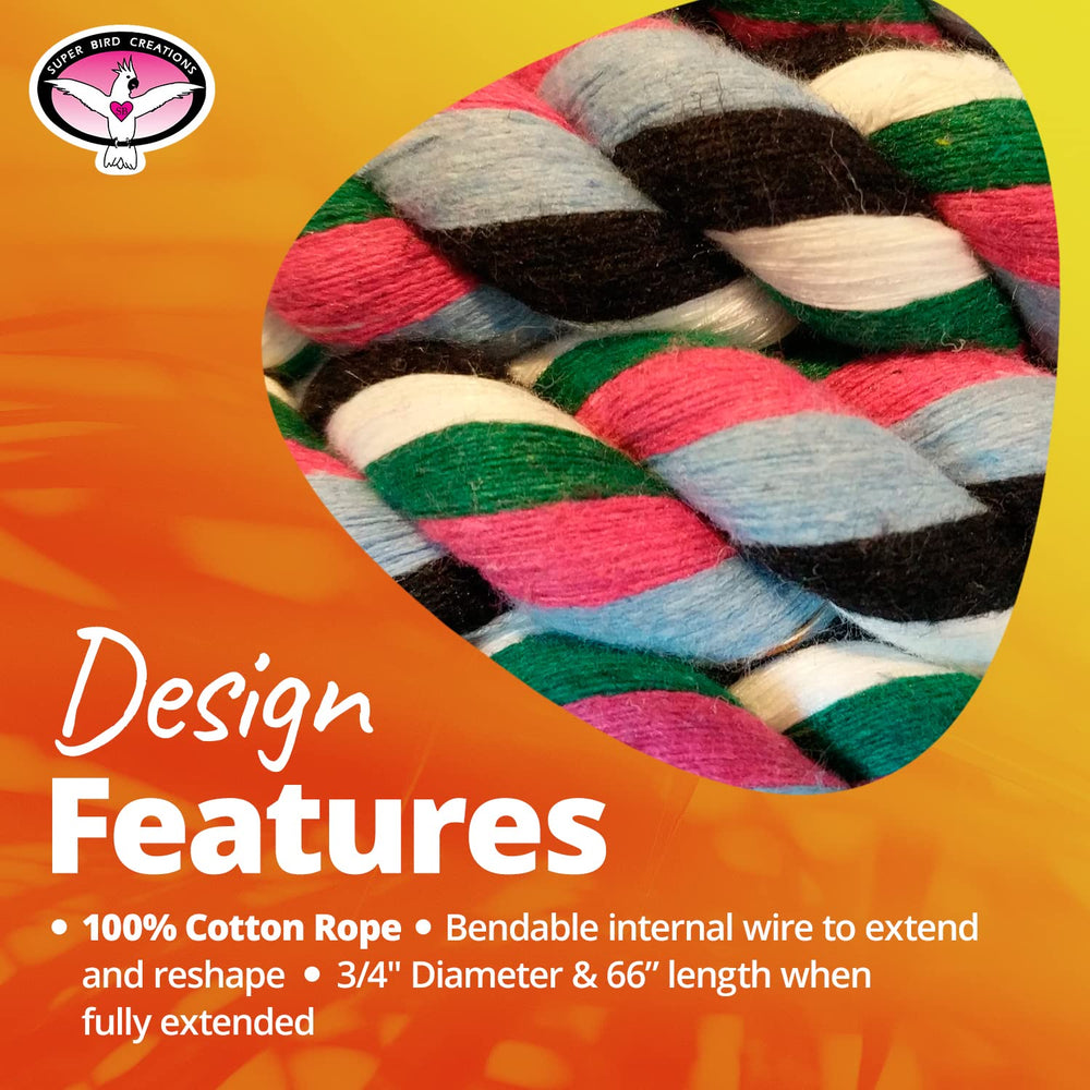 Super Bird Creations SB324 fits cages of various sizes for versatility