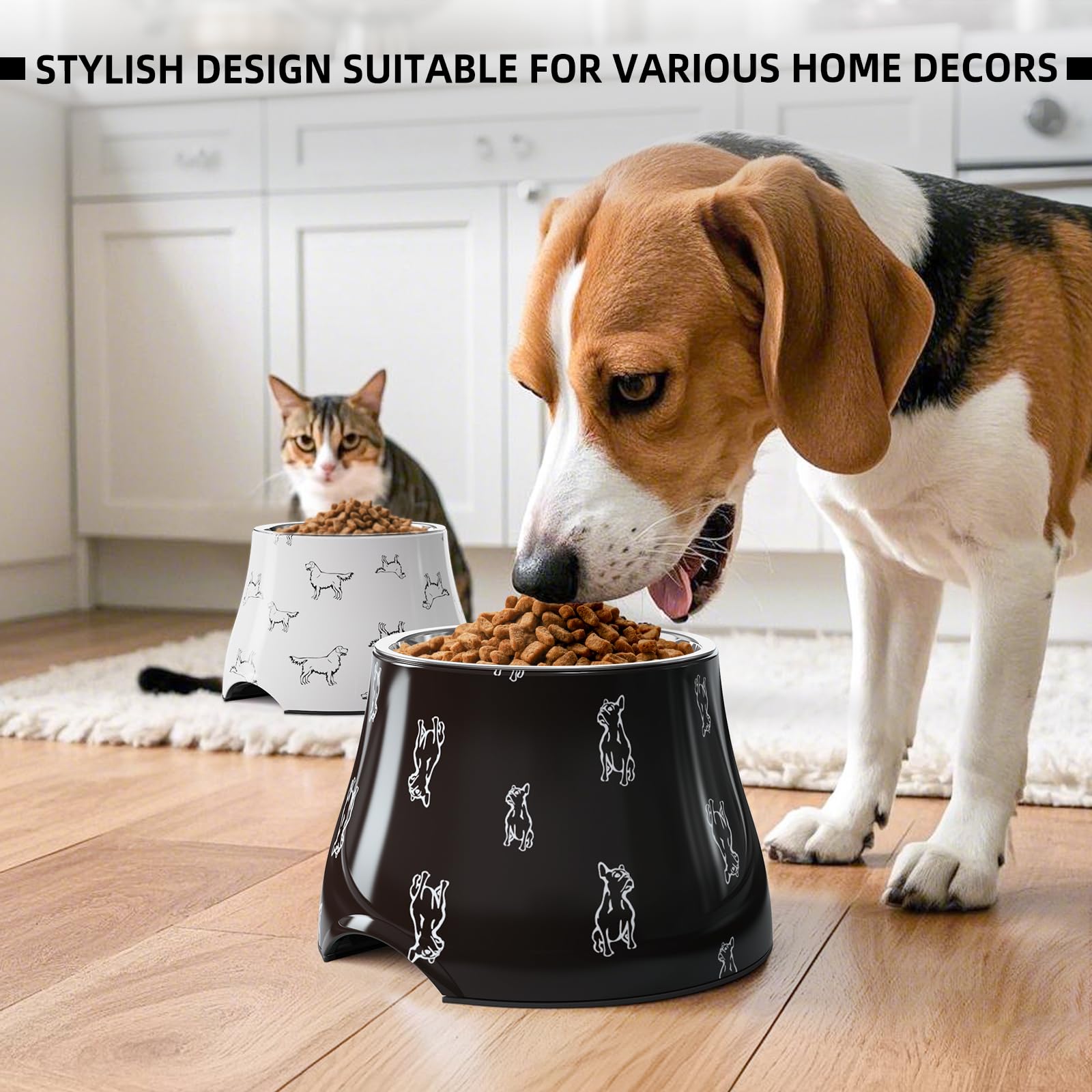 Super Design curved handle makes lifting the bowl easy.