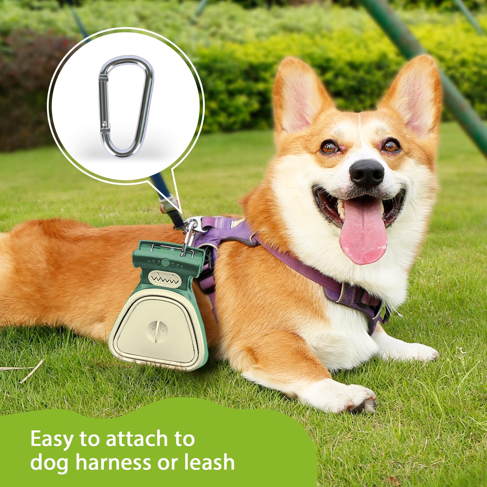 Super Design handheld scooper with bag attachment for easy disposal