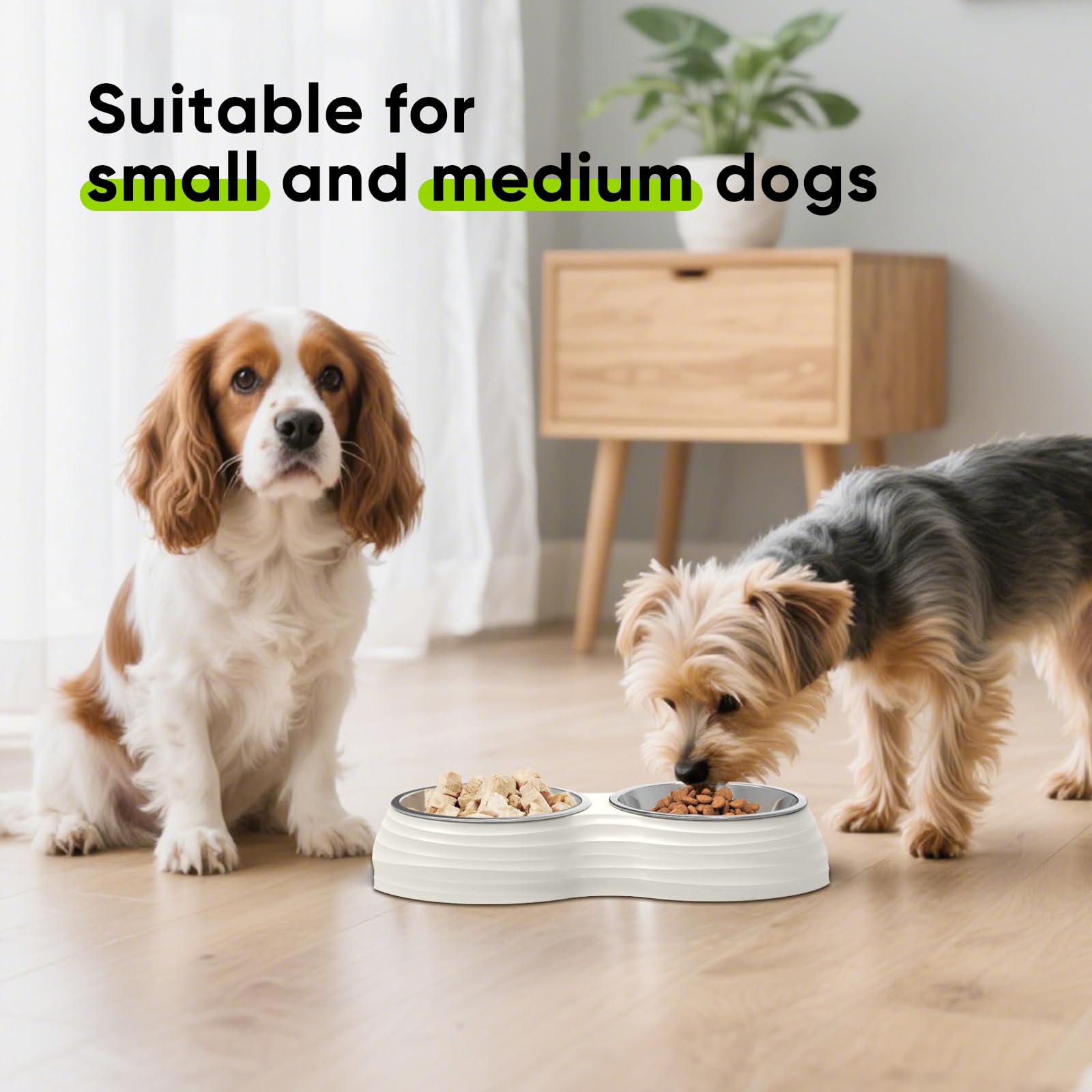 Super Design perfect for puppies and medium breeds offering right portion control.