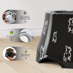 Super Design removable stainless steel bowl is dishwasher-safe for quick cleaning.