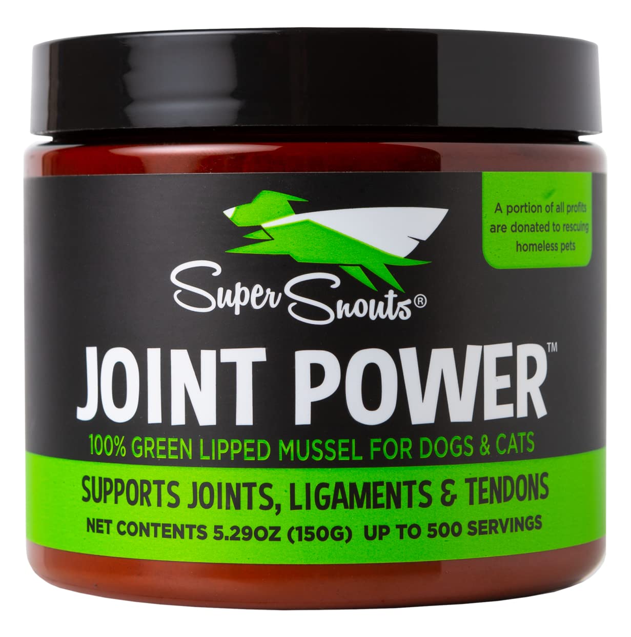 Super Snouts Joint Power pet meal mix visualization for convenient feeding