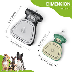 Super Design dog pooper scooper with bag attachment streamlines cleanup and disposal.