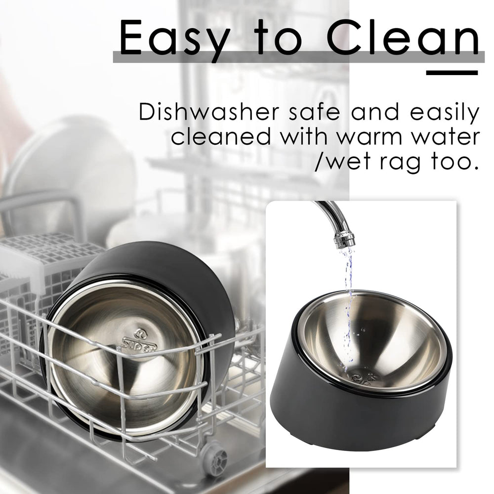 Super Design easy-clean setup with dishwasher-safe components for quick after-meal tidying.