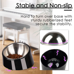 Super Design dishwasher-safe melamine and stainless steel bowl for simple cleaning.