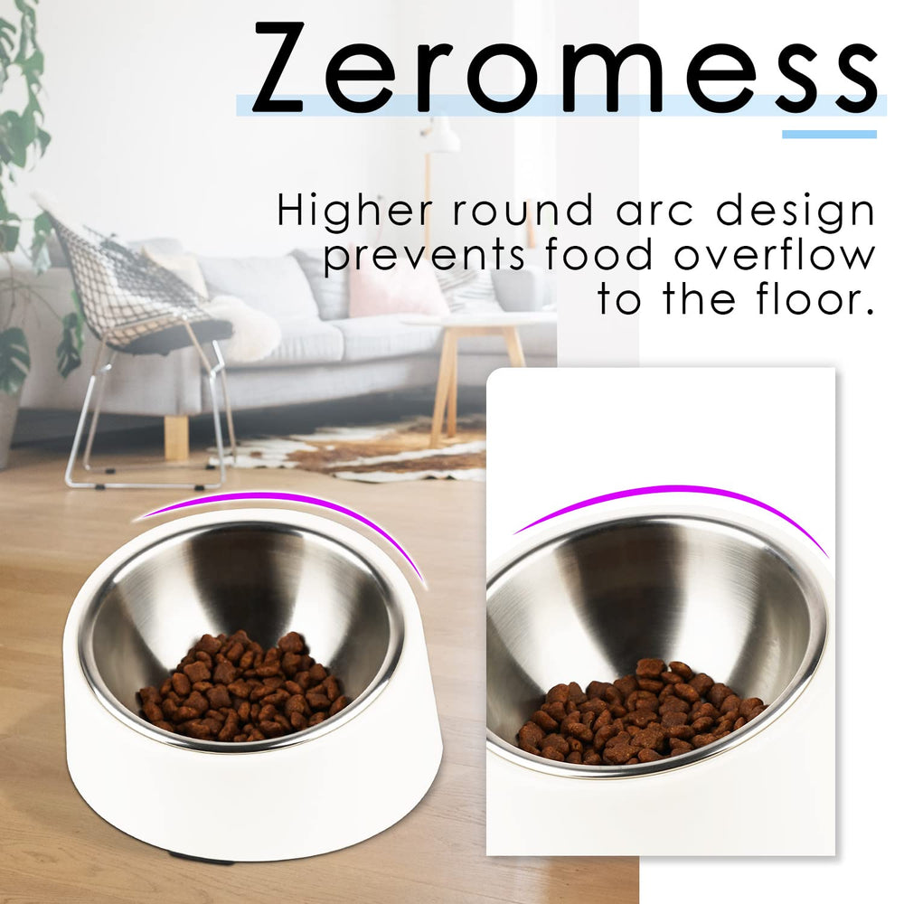 SuperDesign wide-base non-slip feet minimize spills on floors.