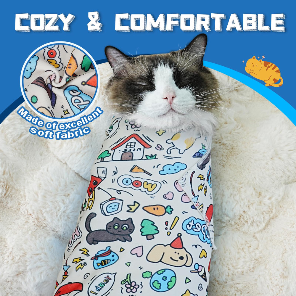 Supet wrap soft, flexible fit contours cat comfortably