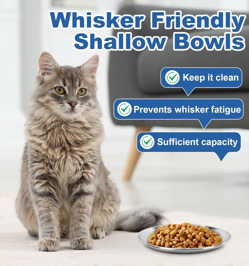 Supet cat plates are ideal for multi-cat homes and replacement meals.