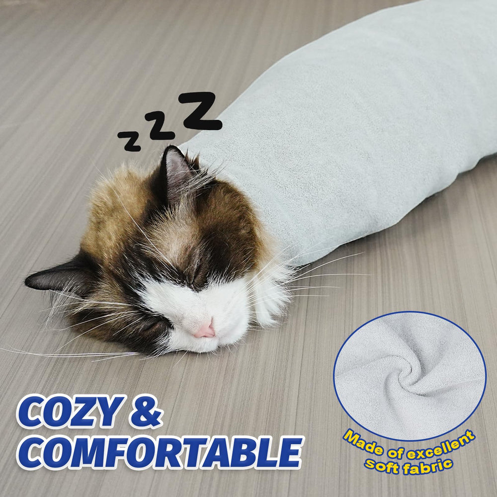 Supet cat wrap ear-cleaning detail promotes gentle cleaning.