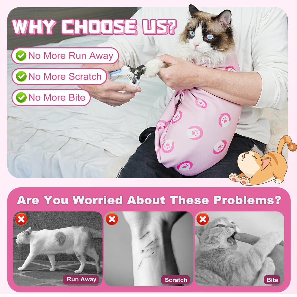 Supet Cat Wrap demonstrates silent operation during medicine or grooming sessions.