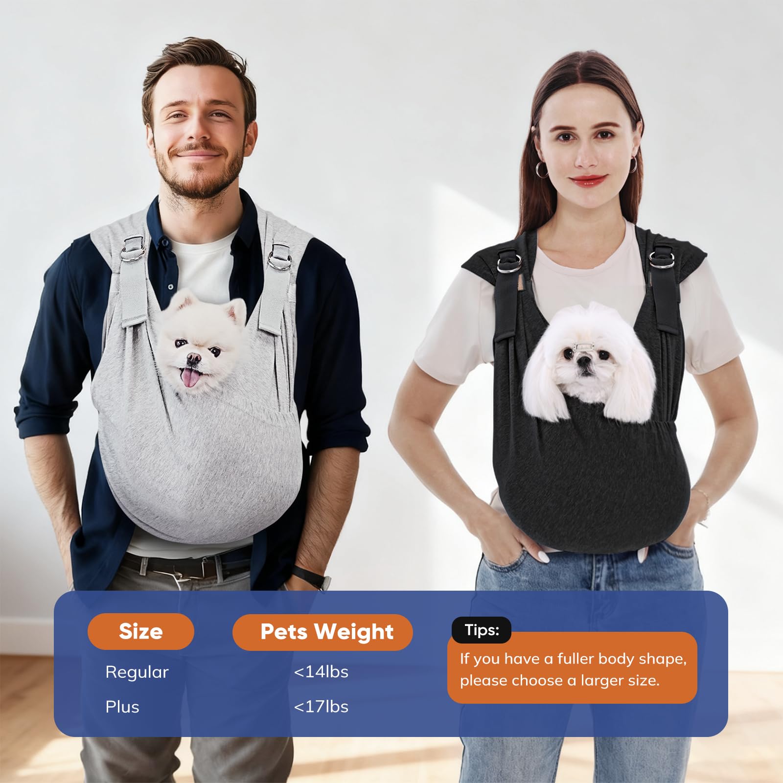 Supet dog carrier sling secure buckles close-up emphasizing safety connection.