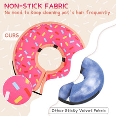 Supet inflatable-dog-cone-adjustable-straps demonstrates secure, customizable fit.