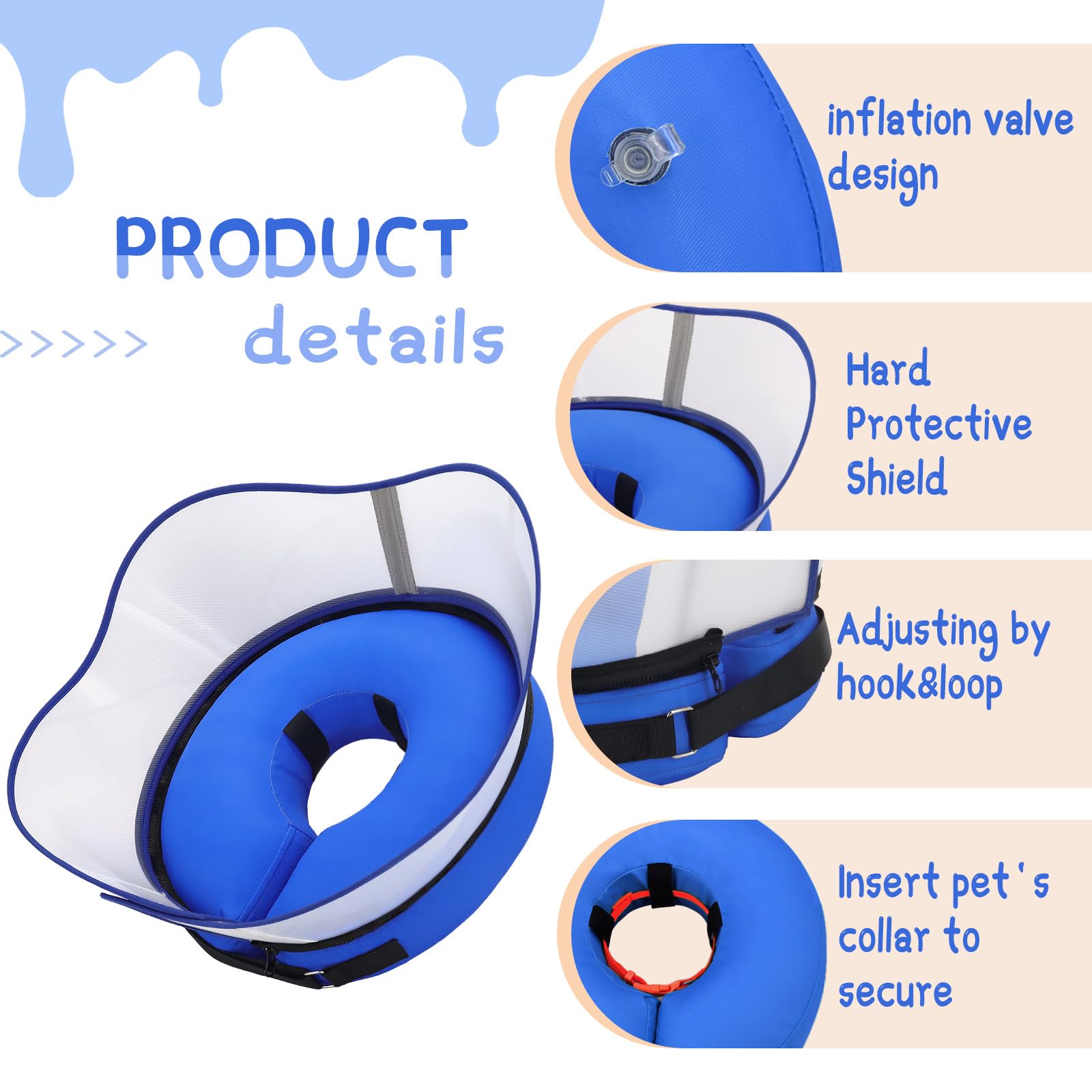 Supet cone suitable for many breeds, with notes for long-nosed pets