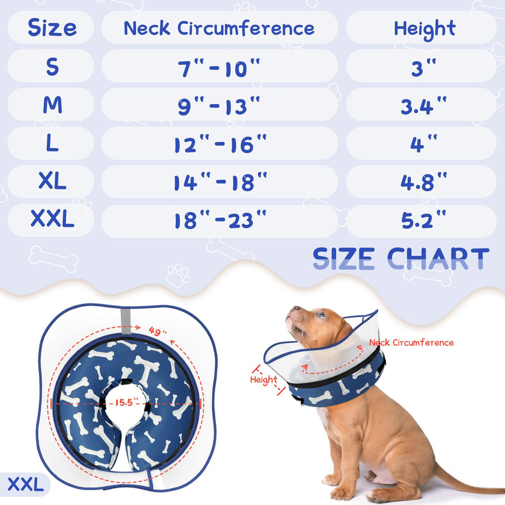 Supet adjustable strap ensures a secure, comfortable fit for dogs of different sizes