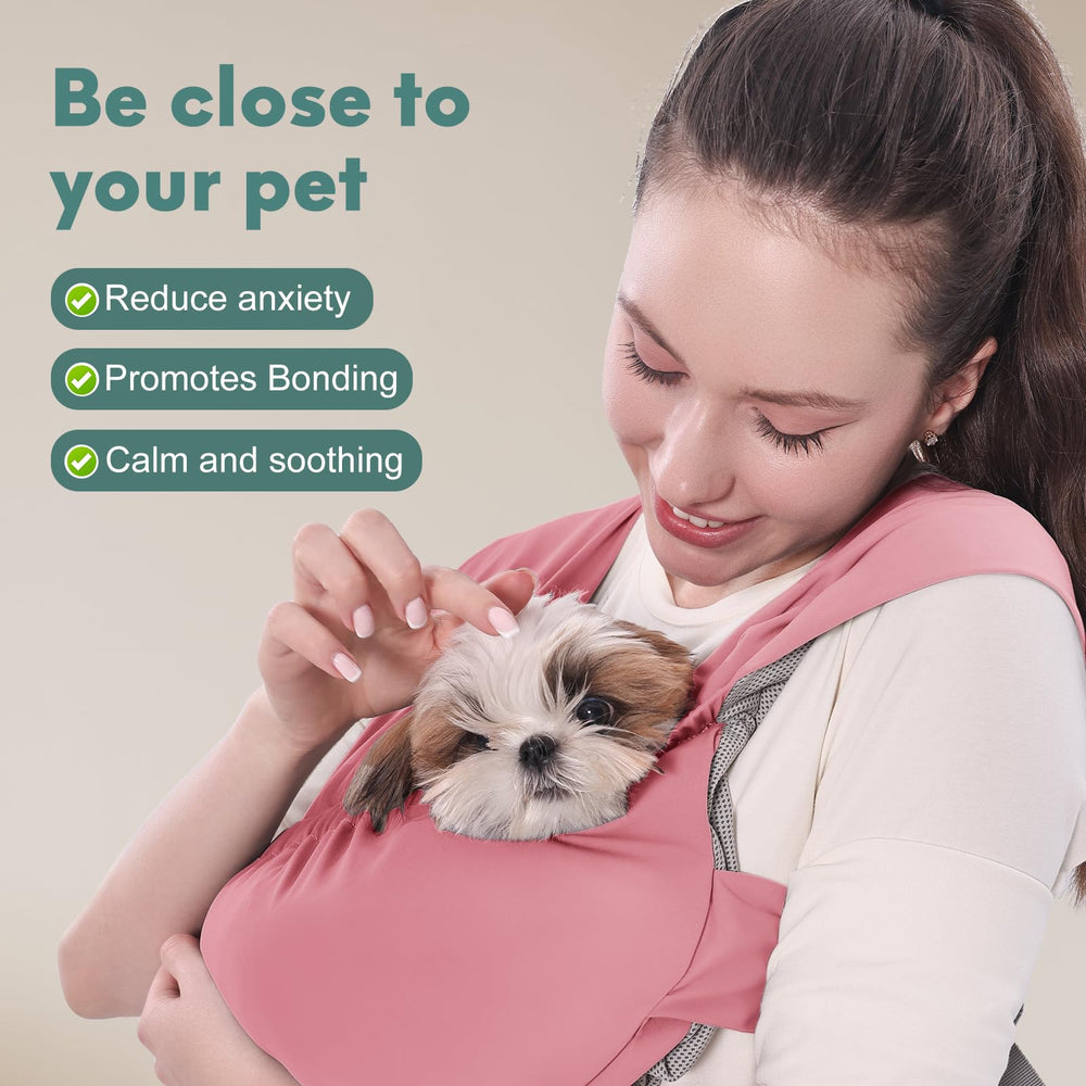 Breathable mesh keeps both you and your pet cool on warm days