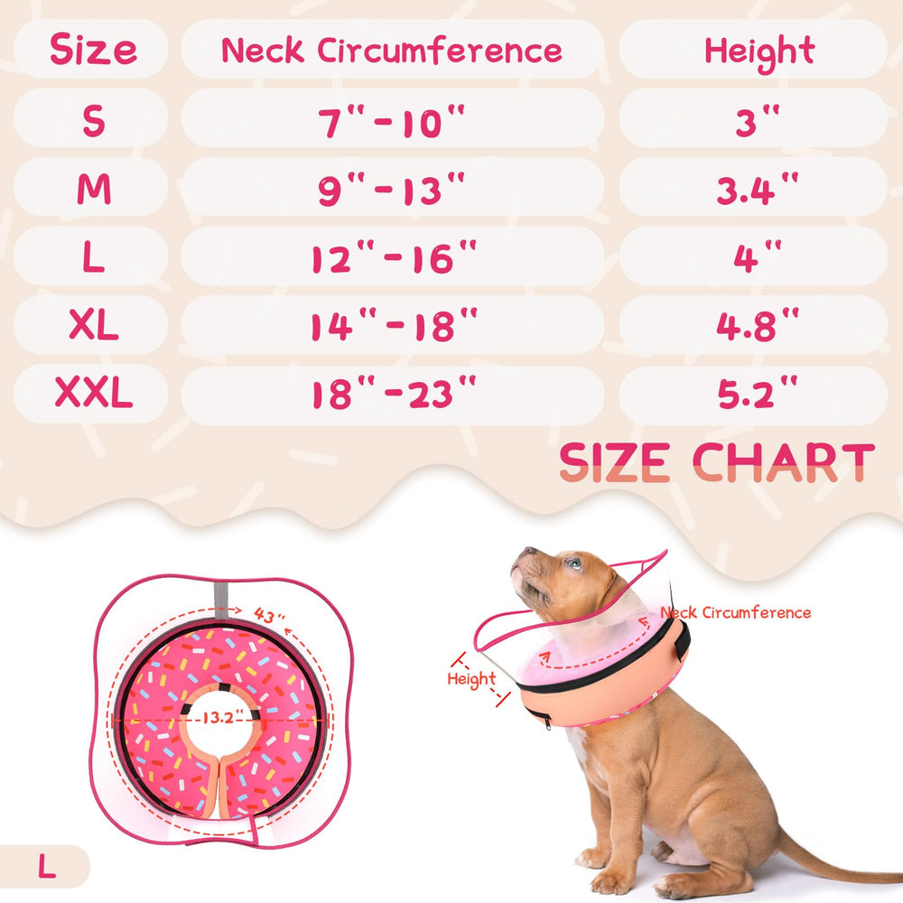 Supet donut collar removable cover simplifies cleaning and hygiene maintenance