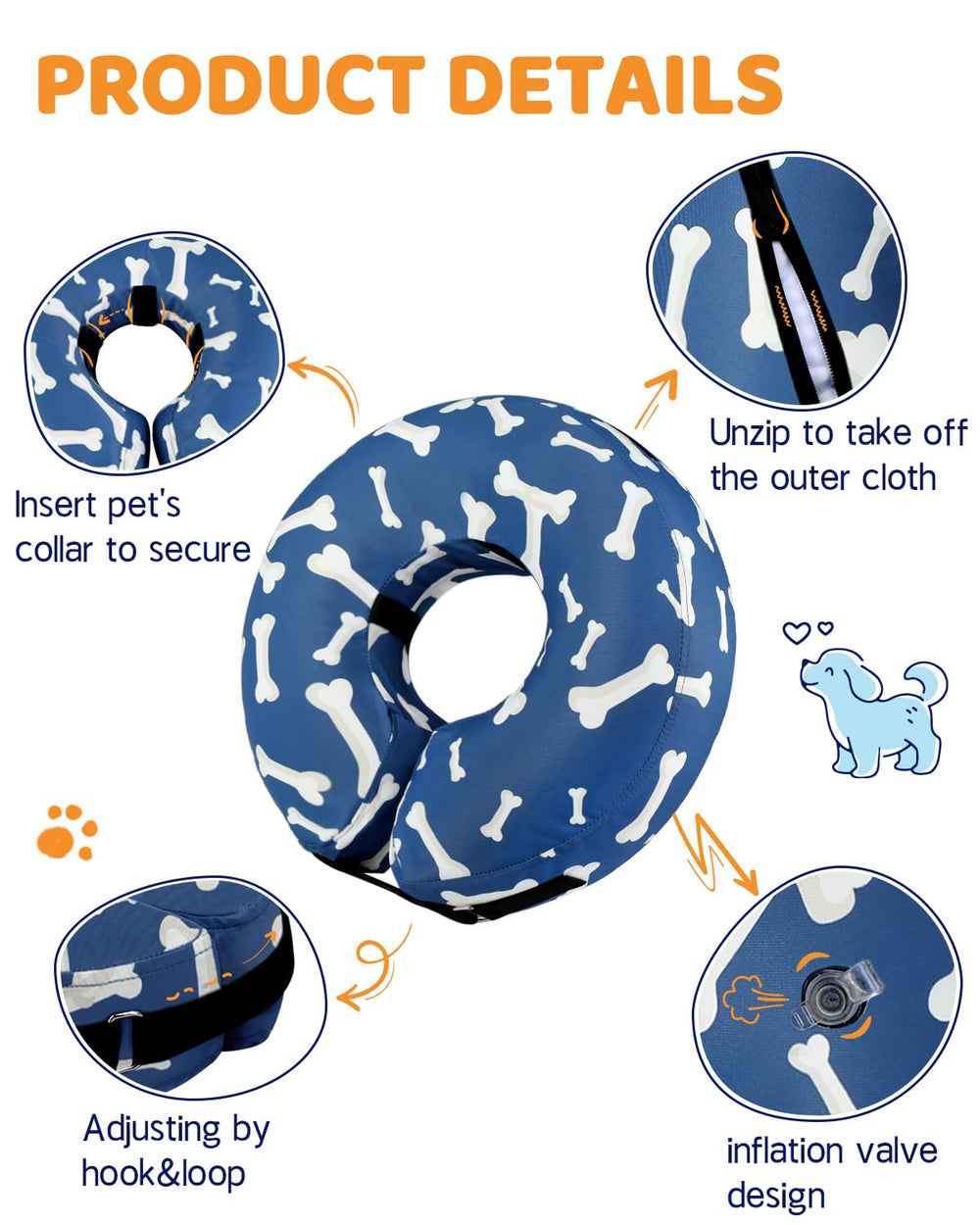 Supet neck donut removable cover ready for quick cleaning