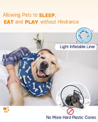 Supet inflatable neck donut compact design for easy use
