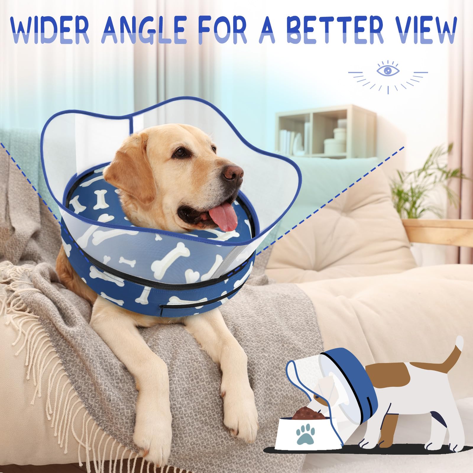 Supet interior-attachment lets you fix to a regular collar.