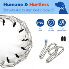 Supet Prong Collar adjustable lengths provide comfortable training across breeds.