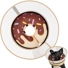 Supet raised inflatable dog cone outer view showing gentle recovery support after surgery