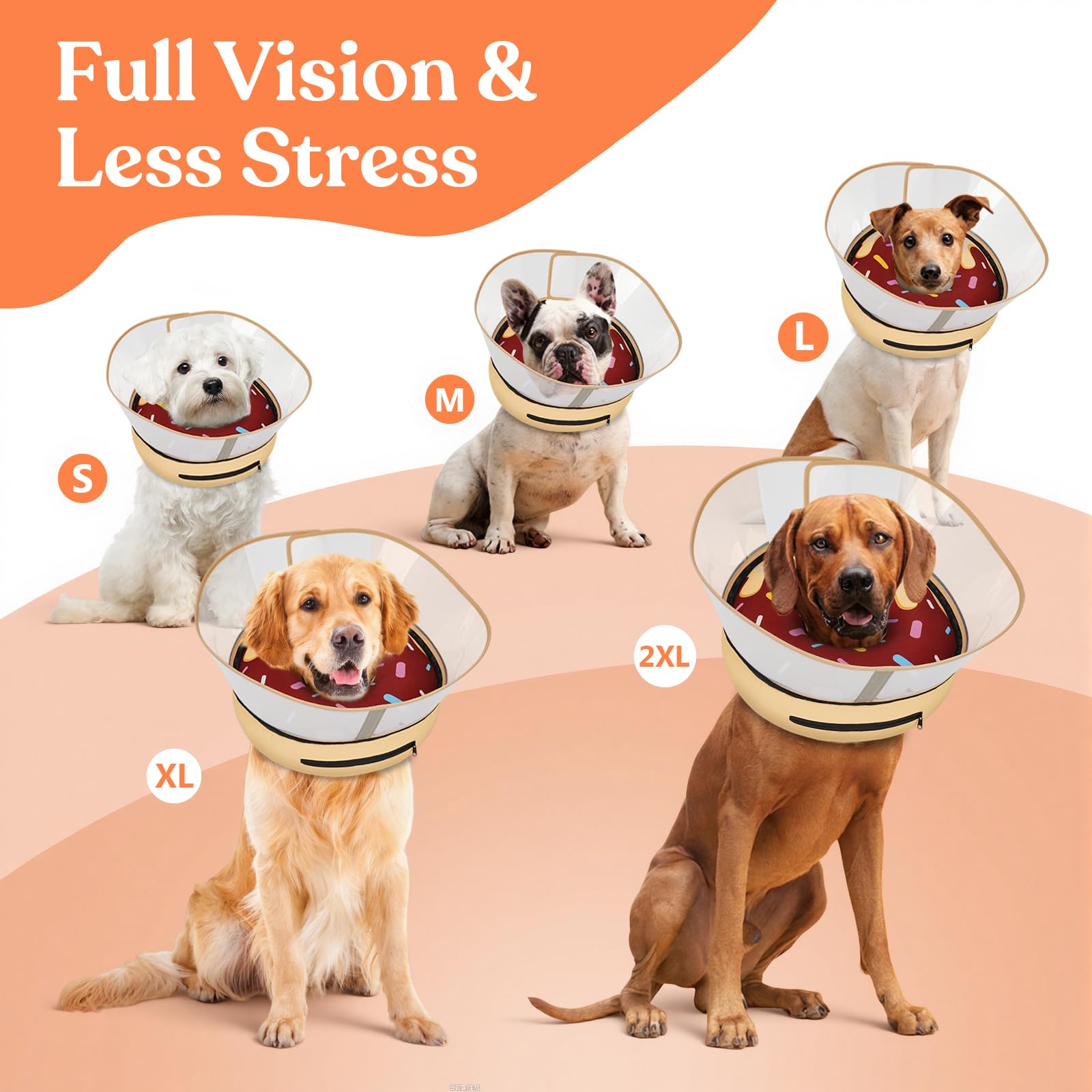 Supet non-stick exterior fabric resists hair buildup for easier cleaning.