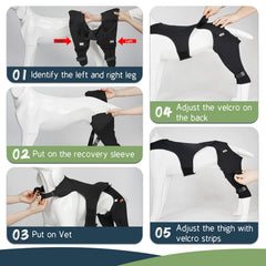 Supet recovery sleeve breathable soft fabric for daily recovery comfort