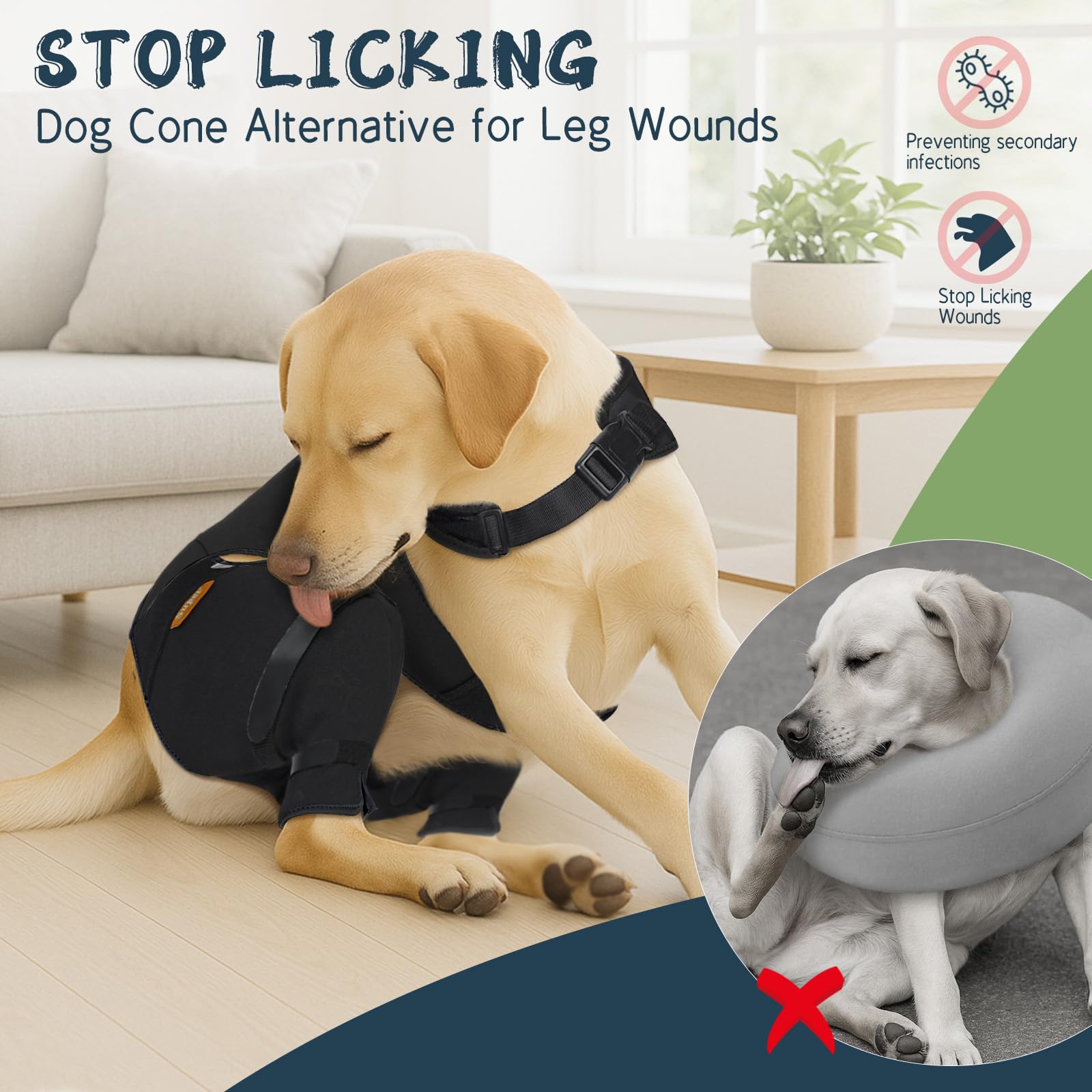 Supet recovery sleeve machine-washable and dryer-safe for easy maintenance