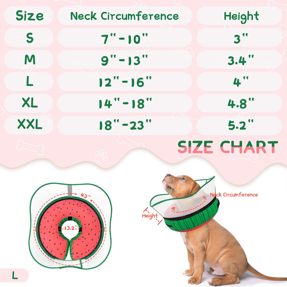 Supet secure-fit adjustable strap ensures snug wear for small to large dogs.