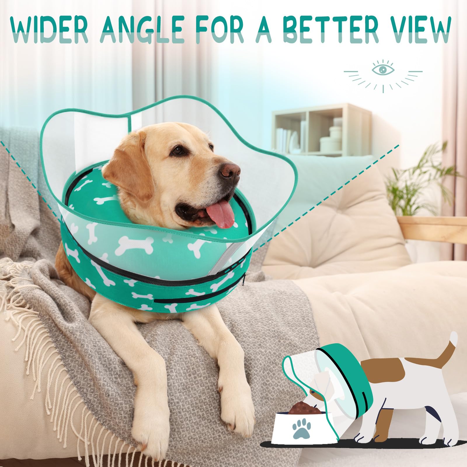Supet soft donut design provides comfortable wear and can double as a neck pillow.