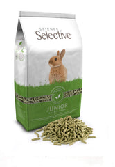 Supreme Petfoods junior rabbit nuggets shown for easy digestion