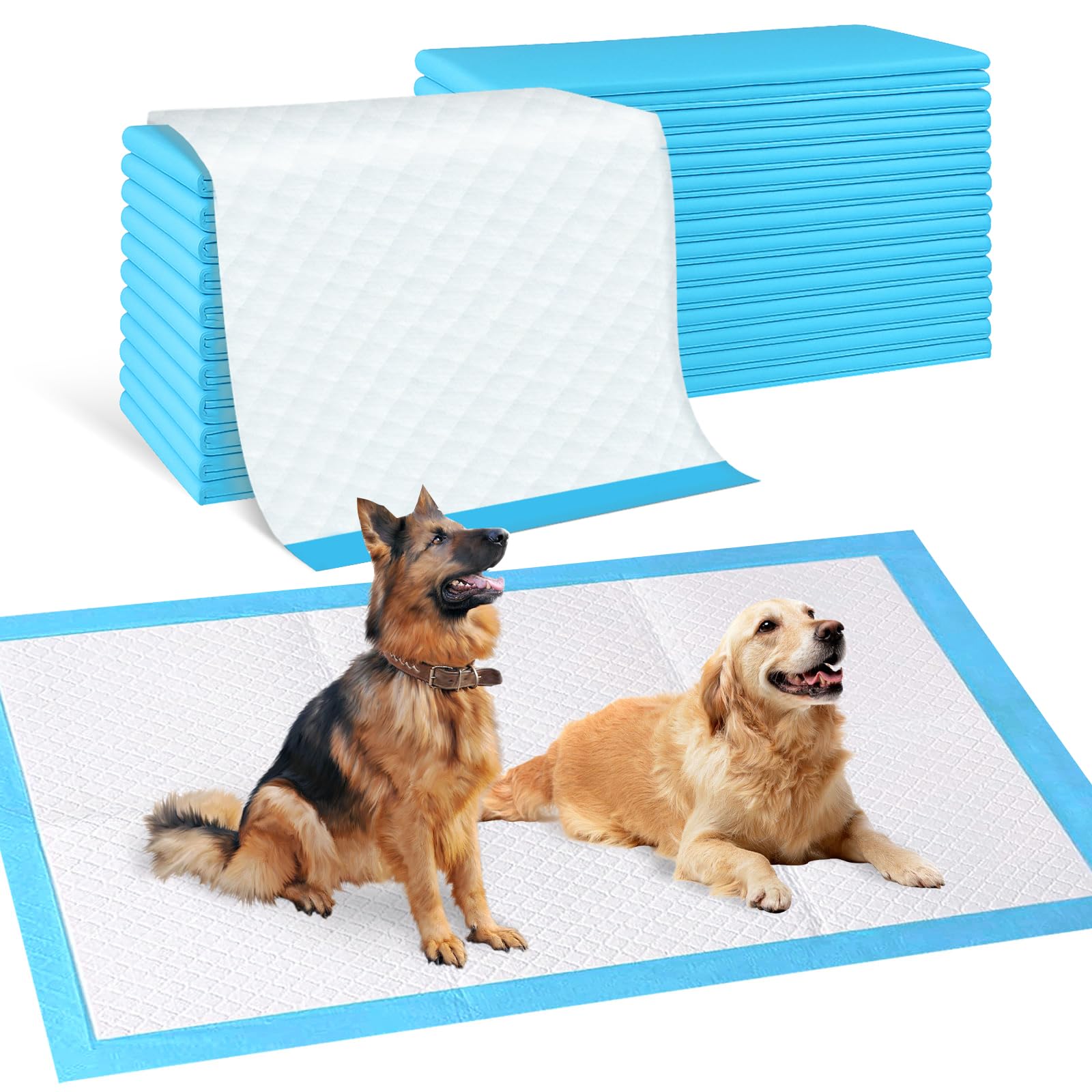 SUPRONLOVE pee pads extralarge 36x51 pack for quick cleanup and reliable spill protection