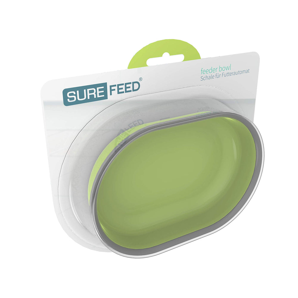 SureFeed feeder bowl green microchip compatibility suits automatic feeders.