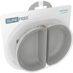 SureFeed Half Bowl Grey in the Pet Feeder Connect enables intake monitoring.