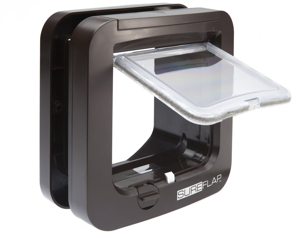 SureFlap Microchip Cat Door flap opening fits standard cat sizes and easy installation