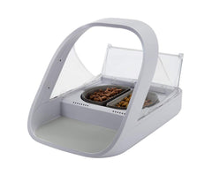 SureFlap SureFeed feeder front view showing portion control