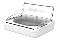 SureFlap SureFeed motion-activated lid opens for convenient meals.