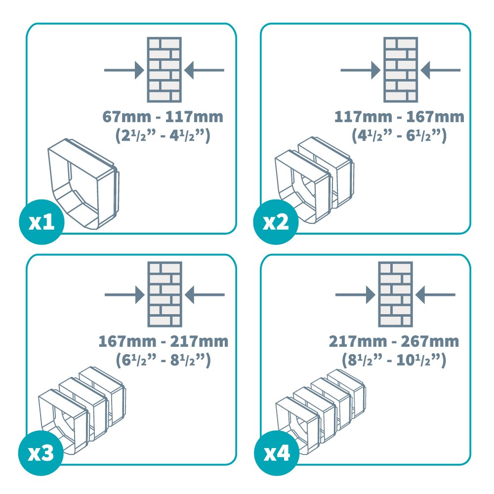 SureFlap tunnel extender brown assembled view highlights stackable length option