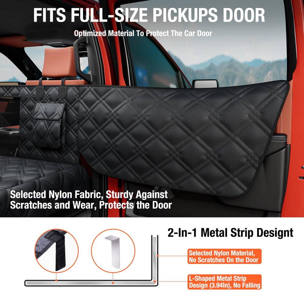 Surfcabin hard-bottom extender provides solid support for large dogs on long drives