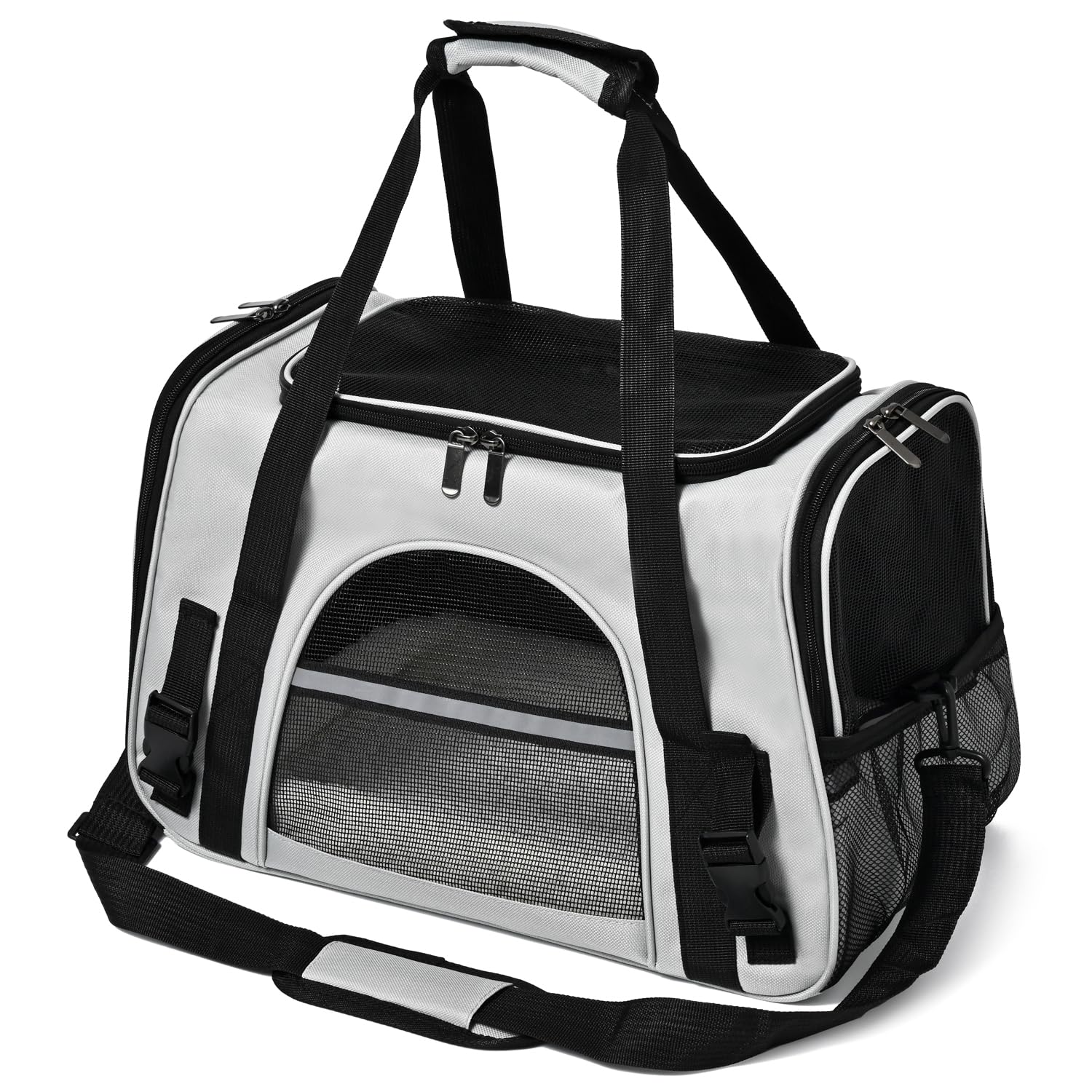 Surilehege cat carrier with hood and peekaboo windows for calm travel