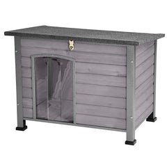 Suumerpety indoor outdoor dog house with raised floor provides a dry space