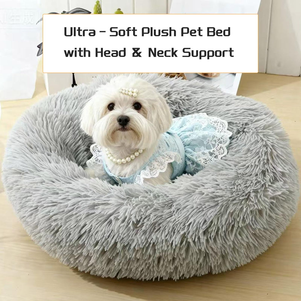 SUVAMJAM Comfort Donut Bed - top view shows raised edges.