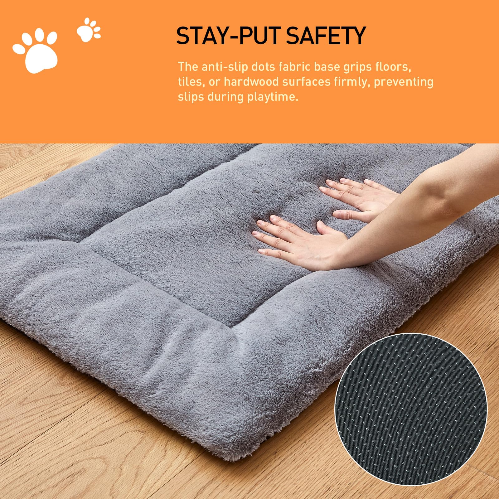 SUVAMJAM washable mat ready for cold cycle cleaning