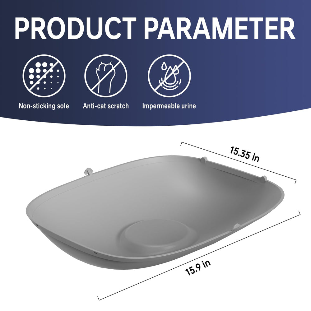 SUW leakproof-silicone-pad-closeup highlights durable, easy-to-clean litter mat.
