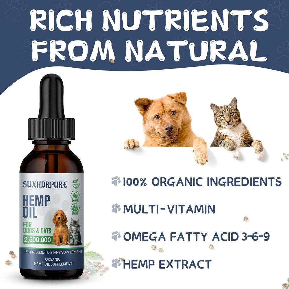 SUXHDRPURE hemp oil drops measuring dropper for precise servings