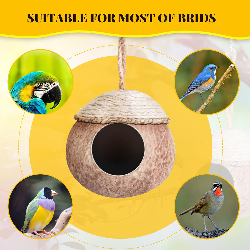 Suzile easy-install hanging bird nest simplifies cage setup.
